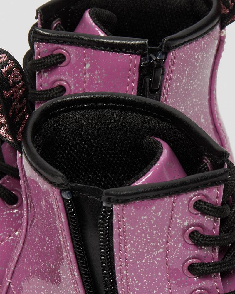 Dr Martens Junior 1460 Glitter Veterlaarzen Kinderen Roze | NL 145BEX